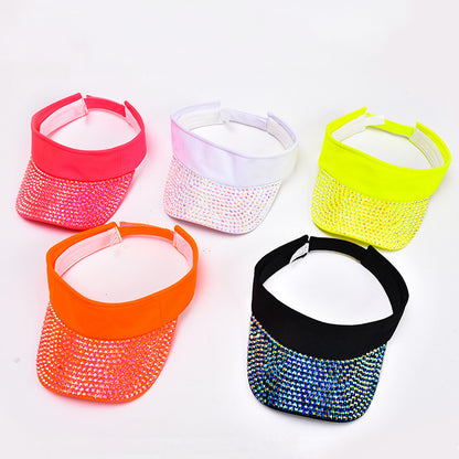 Summer Fluorescent Color Topless Hat Korean Style All-match