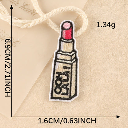 Computer Emboridery Label Embroidery Patch Small Badge