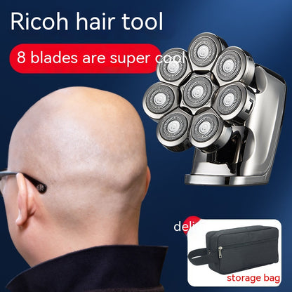 New Digital Eight-knife Electric Shaver