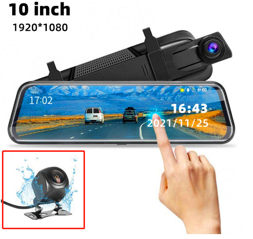 Front and Rear Dual Recording Rear View Mirror Dash Cam