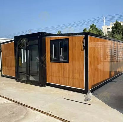Factory Direct Supply Modular House Australia Tiny Home Prefab Steel 2 Bedroom Expandable Container House Prefabricated 40Ft