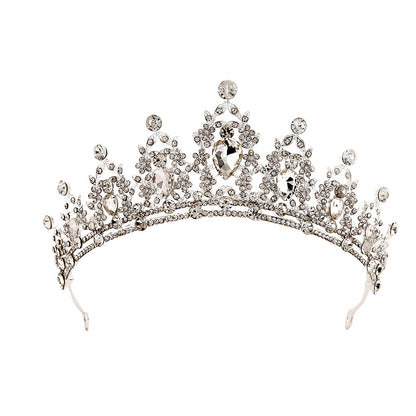 Water Diamond Alloy Princess Crown Headwear