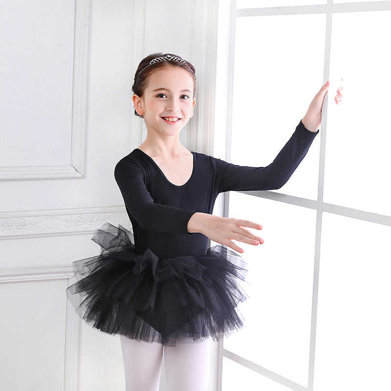 New Suspender Dress Ballet Princess Dress Children Dance Performance Wear Wear Gauze