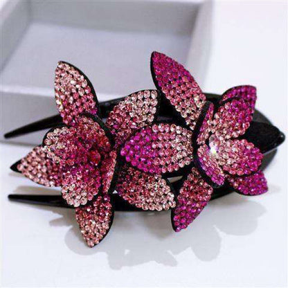 Elegant flower hairpin