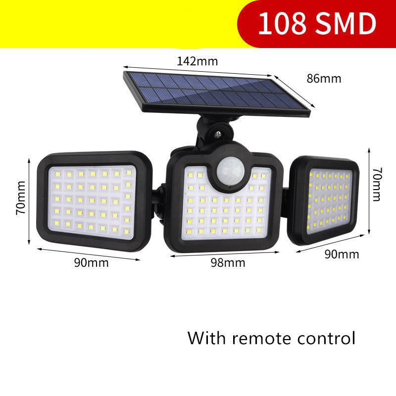 Solar Lamp Waterproof Separate Sensor Wall Lamp