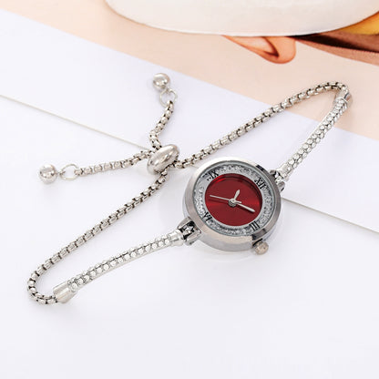 Fashion Diamond Round Women's Quartz Watch