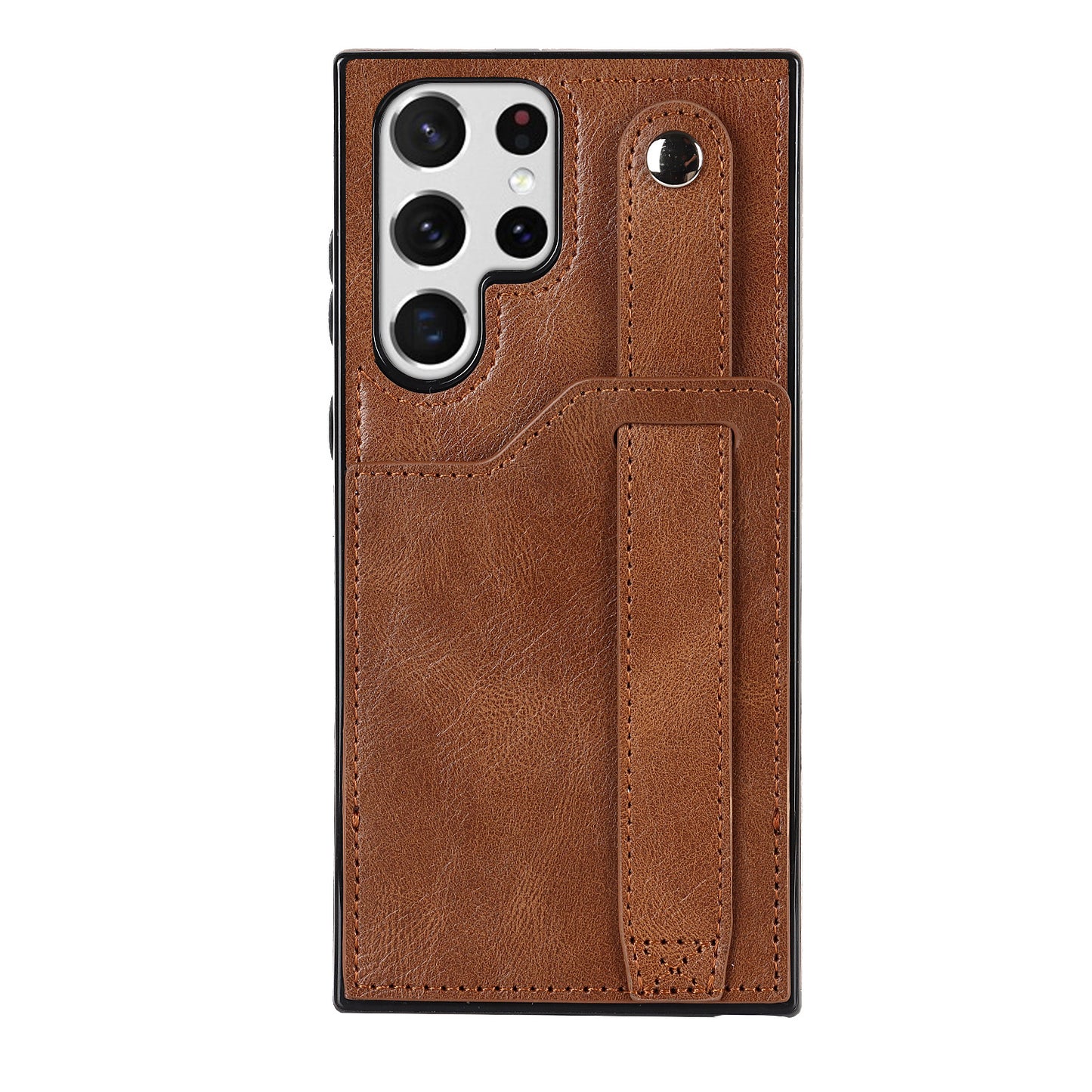 Applicable Wrist Strap Mobile Phone Skin Protective Leather Case
