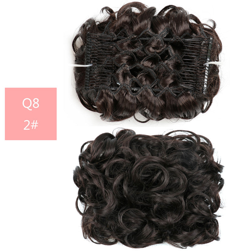 Fluffy Wig High Temperature Wire Pan Head Jewelry Insert Comb