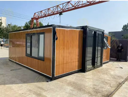 Factory Direct Supply Modular House Australia Tiny Home Prefab Steel 2 Bedroom Expandable Container House Prefabricated 40Ft