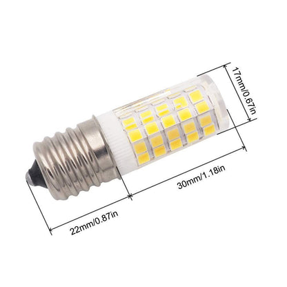 LED Corn Bulb E17-5W-52D Ceramic Direct Plug Light Source 110V220V Refrigerator Freezer Bulb