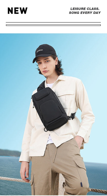 Men's Korean-style Chest Bag Light Business Functional Messenger Bag