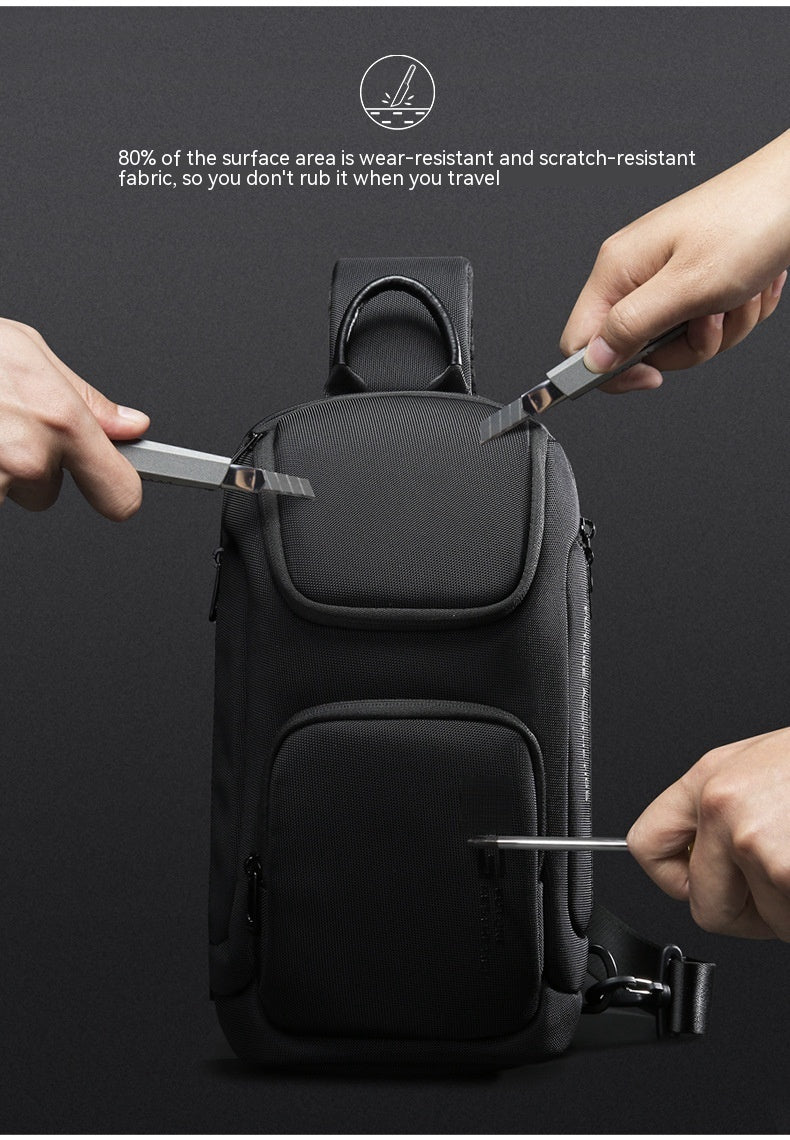 Men's Korean-style Chest Bag Light Business Functional Messenger Bag