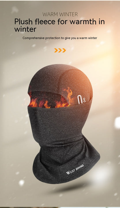 Thermal Headgear Fleece Cycling Mask With Eyehole