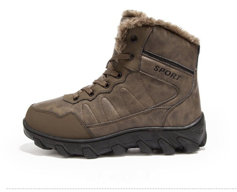 Men's Non-slip Thickening Thermal Travel Snow Boots