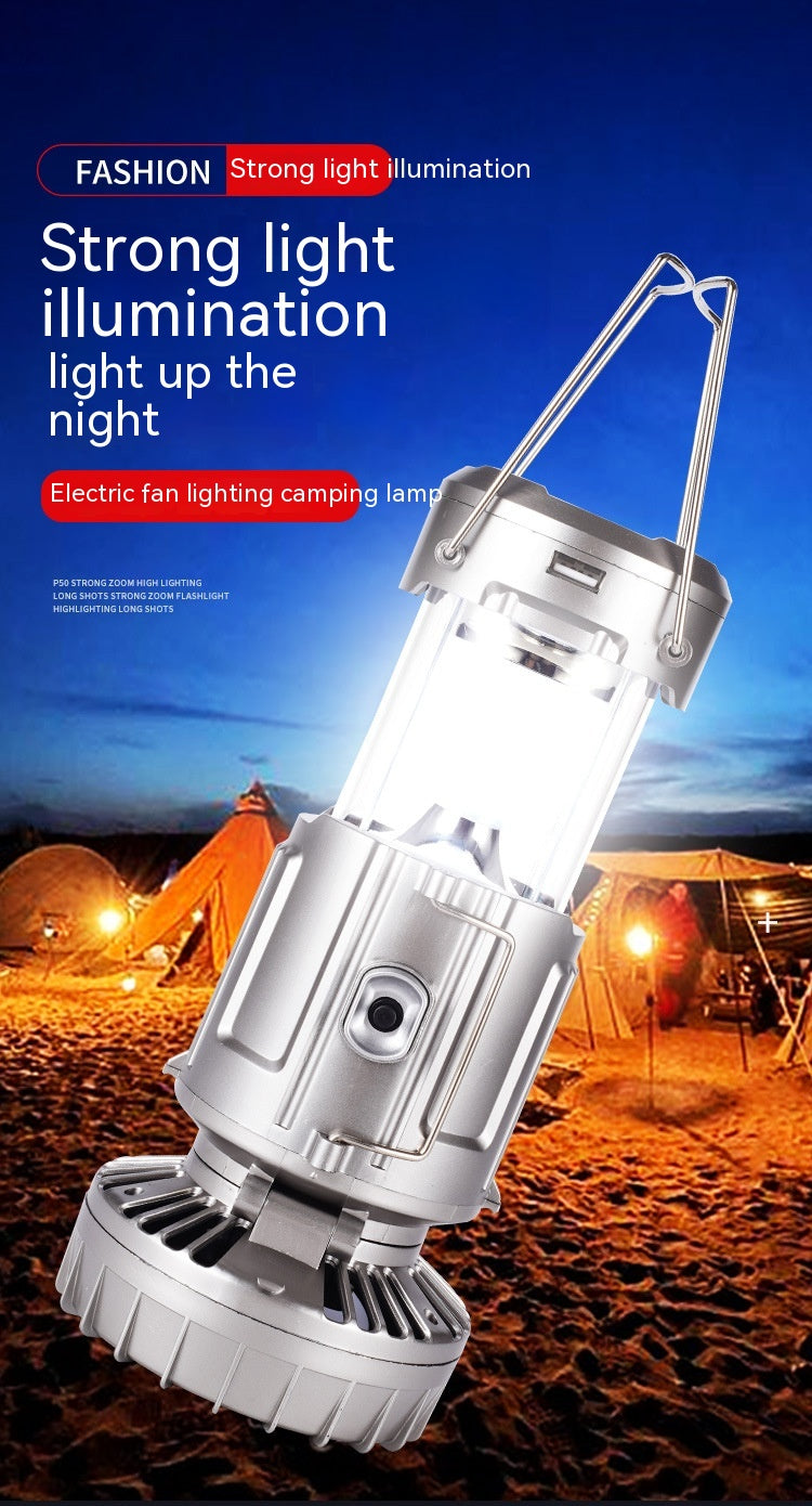 Solar LED portable light outdoor tent USB