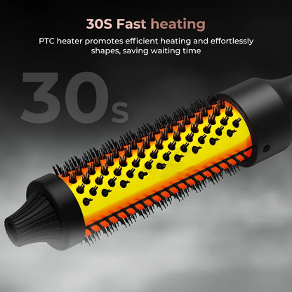 Hair Straightener And Curler Brush Hair Dryer High-power Hot Air