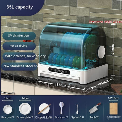 Mini Small Kitchen Desktop Disinfection Dryer