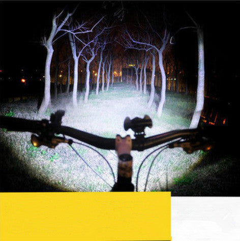 Night biking glare flashlight