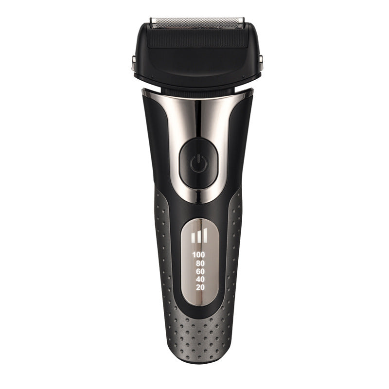 Reciprocating Three-bit Floating Shaver LED Display Rechargeable Men