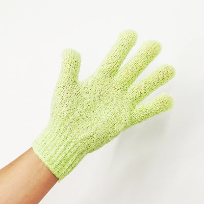 Household Bath Candy-colored Five-finger Gloves