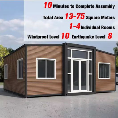 Prefabricated Office Villa Hotel Build Container Portable 40Ft Building Tiny Modular Prefab House Luxury