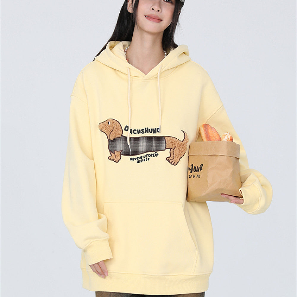 Women's Fashionable Loose Fitting Casual Hoodie