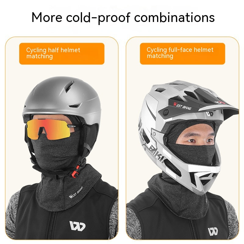 Thermal Headgear Fleece Cycling Mask With Eyehole