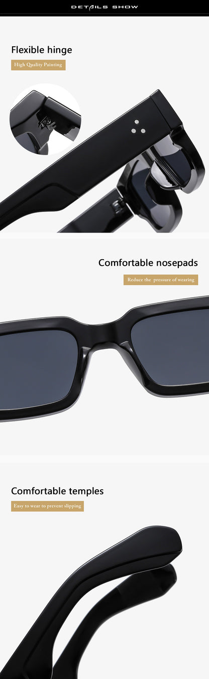 Arrow Meter Nail Square Fashion Sun-proof Sun Glasses