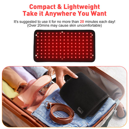 Red Light Physical Therapy Beads Phototherapy Infrared Belt Relieve Fatigue Phototherapy Stomach Heating