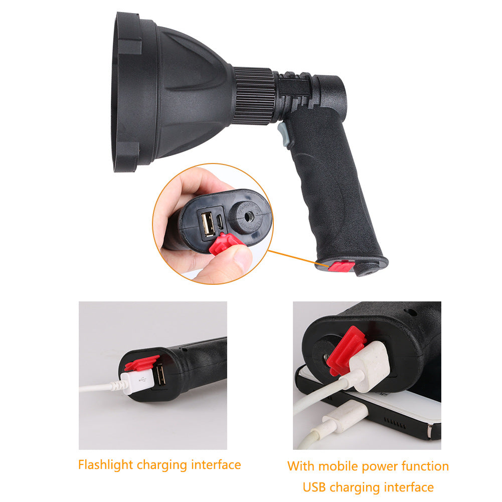 L2 strong light long-range bracket type flashlight