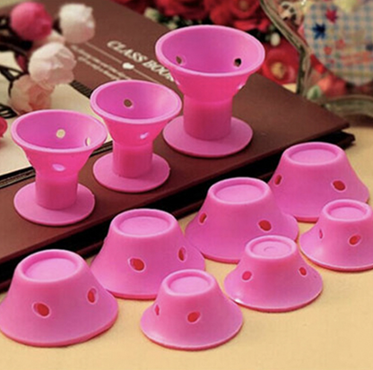 Soft Rubber Magic Hair Care Rollers Silicone Hair Curlers No Heat Hair Styling Tool