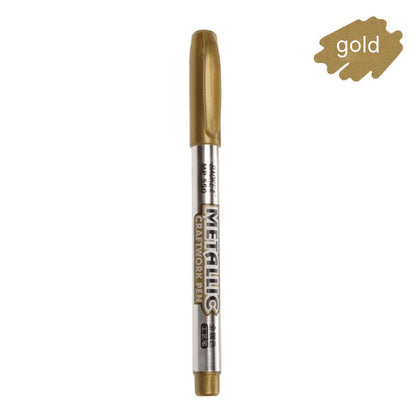 Baoke 550 Gold And Silver Color Metal Marker