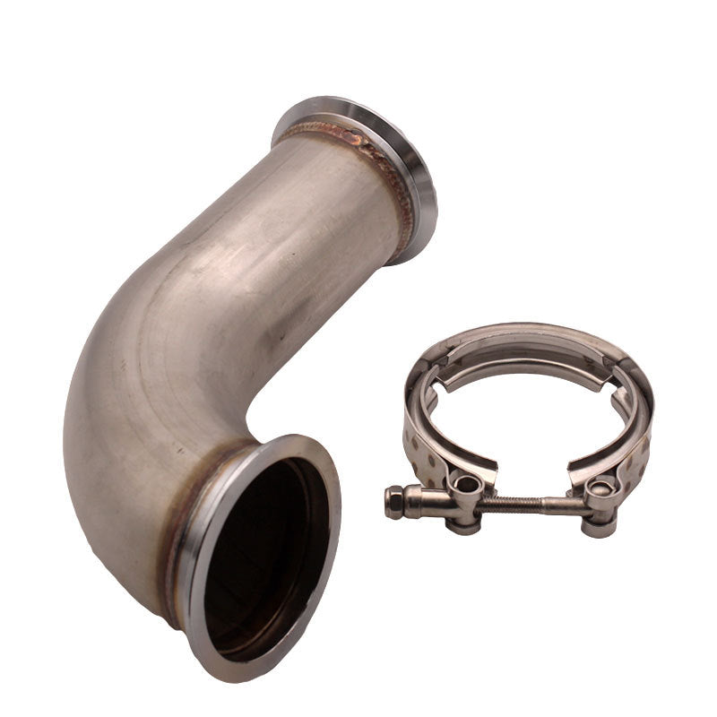 V-shaped Clamp Pipe Short Pipe Stainless Steel Foot Down Pipe