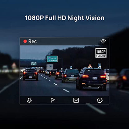 70mai Dash Cam Lite D08, 1080P HD, Car Smart Dash Cam