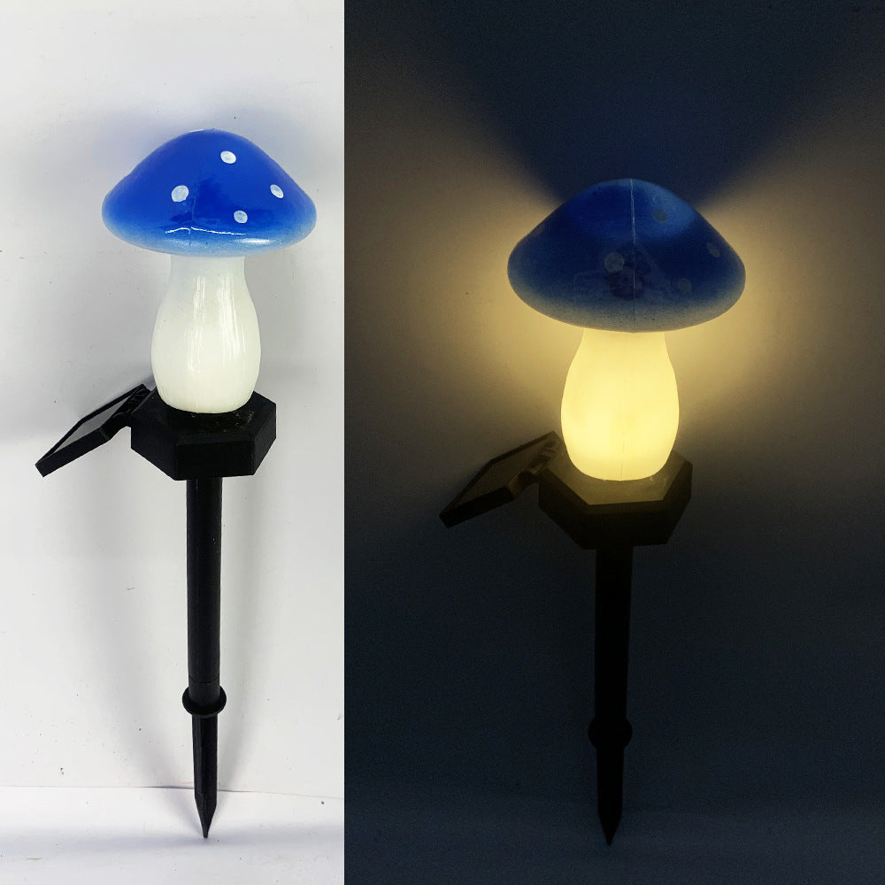 Plastics Solar Mushroom Night Light Outdoor Courtyard Garden Balcony Layout Lawn Waterproof Landscape Decoration Colorful Light