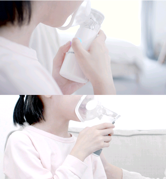 Handheld nebulizer M102 granules refine cough sputum clear lung ultrasound mesh children quiet small portable