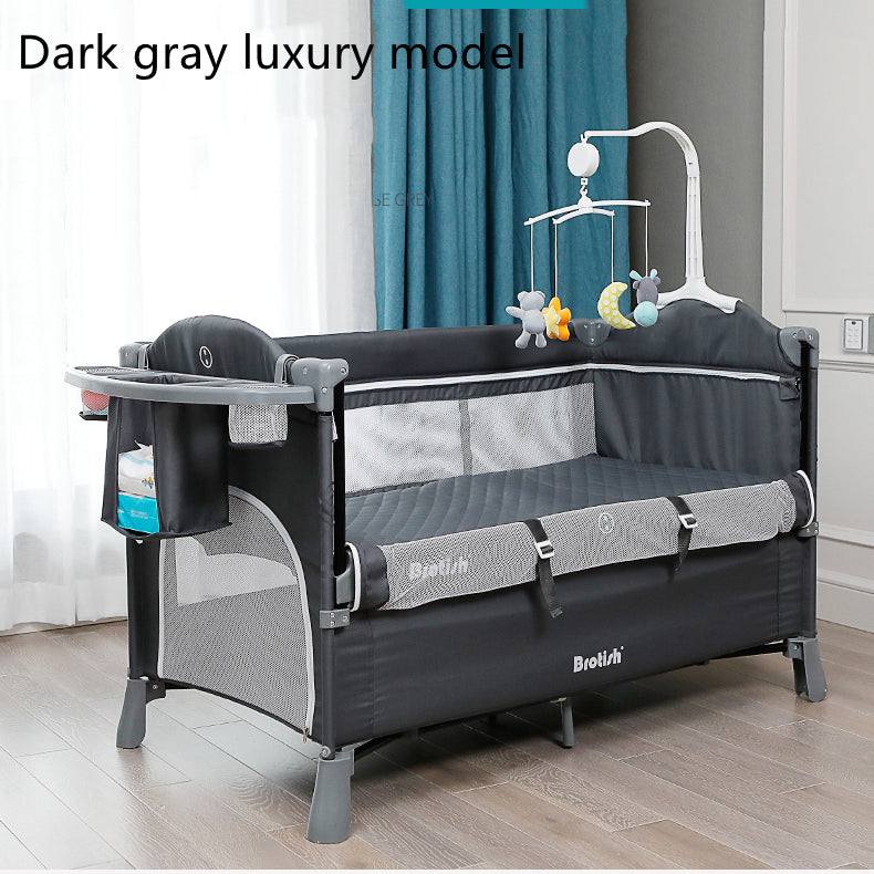 Multifunctional Baby Cot Splicing Large Bed Movable