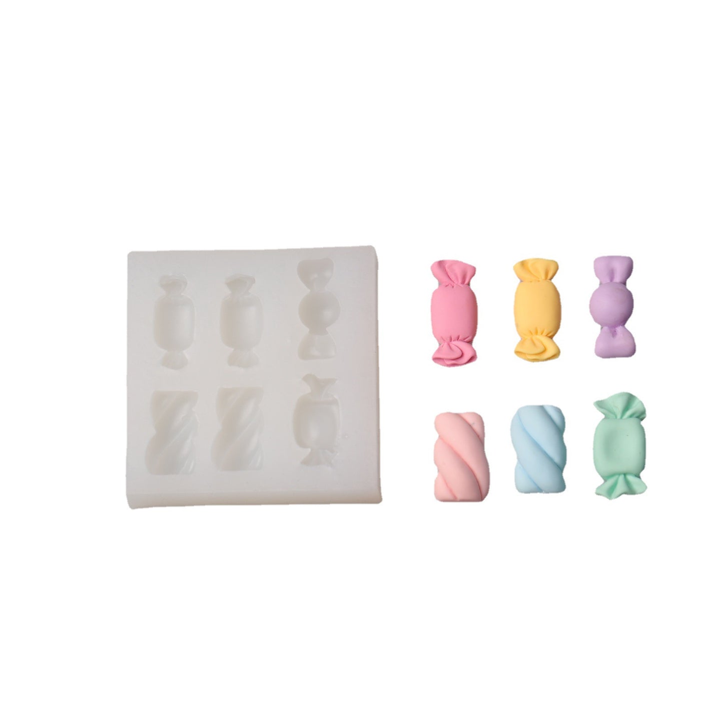 Creative Candle Cotton Candy Silicone Mold