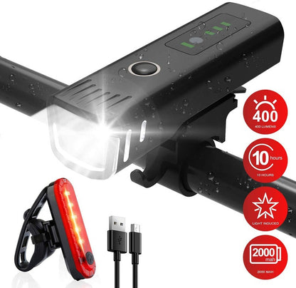 USB Charging Headlight Bicycle Riding Equipment