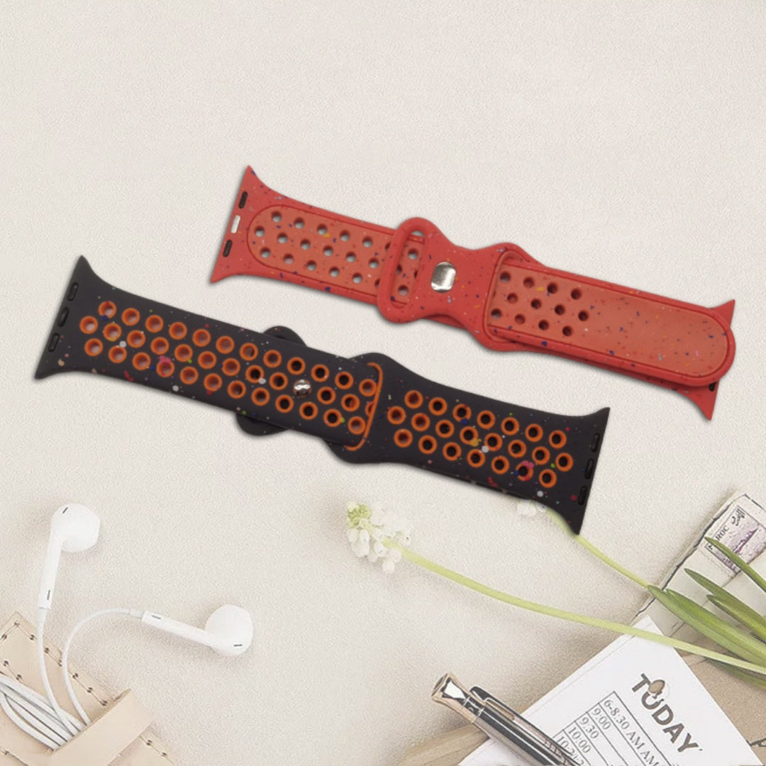 Sports Two-color Dustproof Silicone Strap