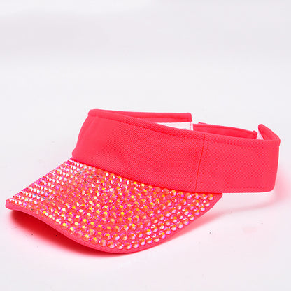 Summer Fluorescent Color Topless Hat Korean Style All-match