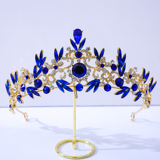 Crown Alloy Rhinestone-encrusted Adult Jewelry