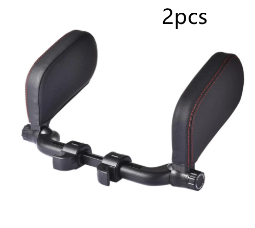 Car headrest pillow Sleep Adjustable Side Car Soft Travel Seat Headrest Auto Leather Support Neck Pillow Cushion car accessories