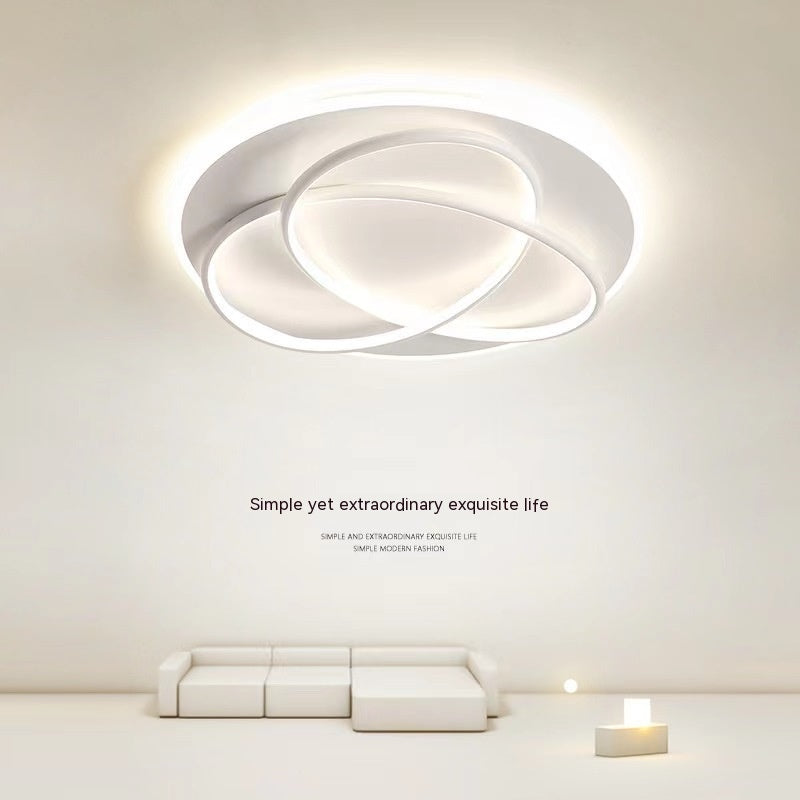 Clover LED Ceiling Lamp Nordic Living Room Modern Light Luxury Bedroom Light Warm Room Lamp