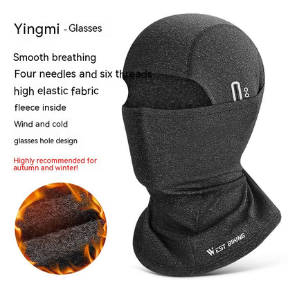 Thermal Headgear Fleece Cycling Mask With Eyehole