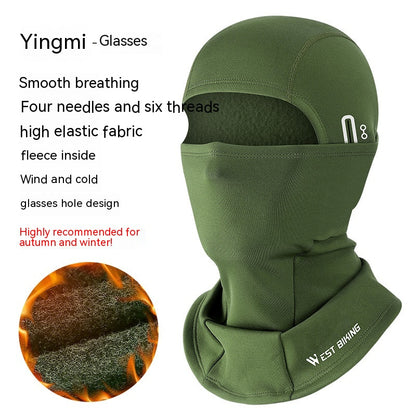 Thermal Headgear Fleece Cycling Mask With Eyehole