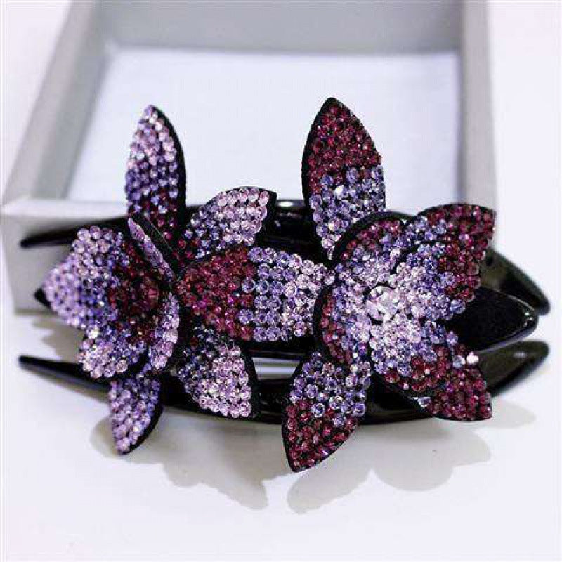 Elegant flower hairpin