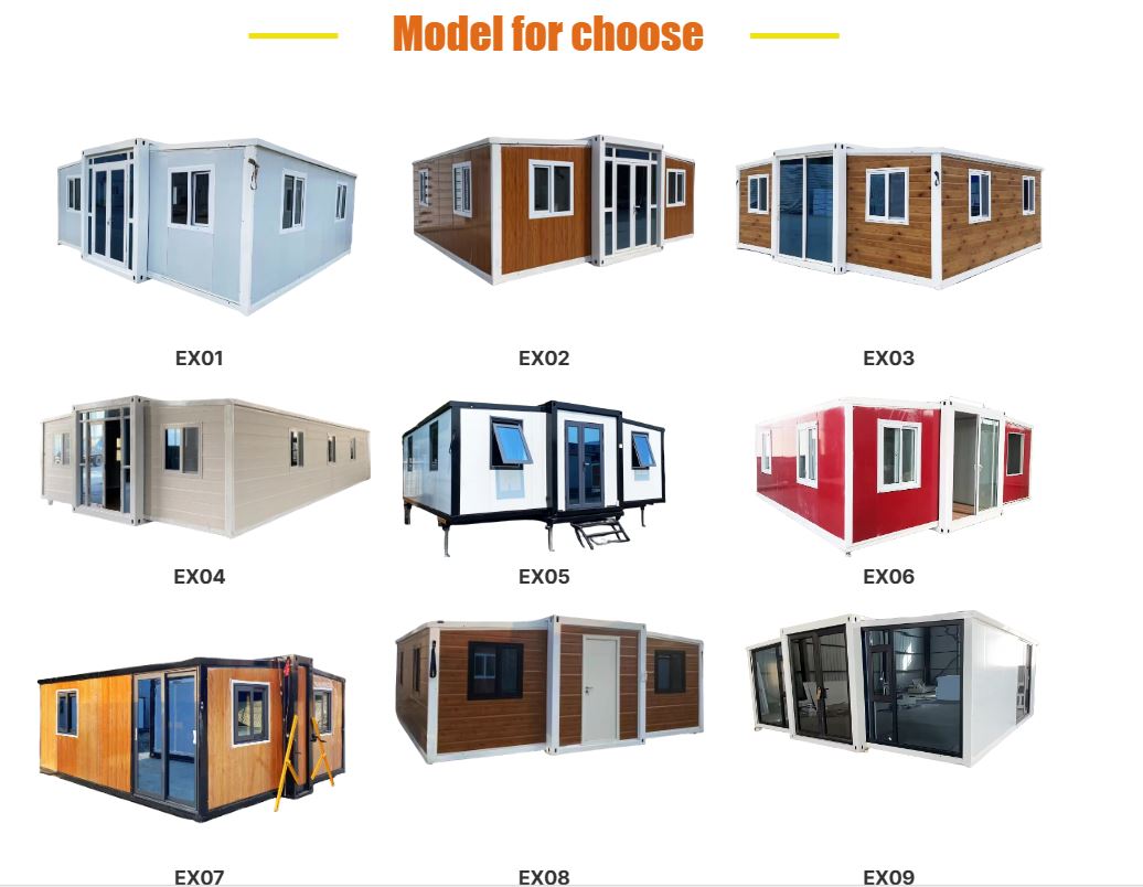 China Factory Wholesale Cheap 40 Ft Luxury House Prefab Modular Homes Expandable Container House