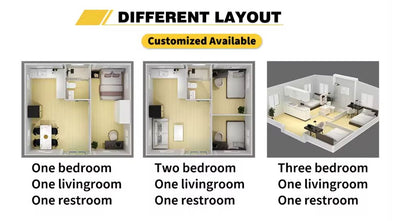Factory Direct Supply Modular House Australia Tiny Home Prefab Steel 2 Bedroom Expandable Container House Prefabricated 40Ft