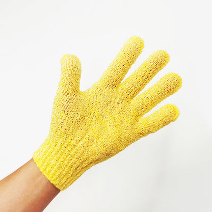 Household Bath Candy-colored Five-finger Gloves